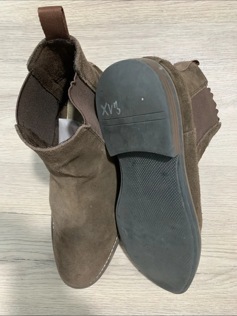 Banana Republic Men's Dark Brown Suede Chukka Chelsea Boots 10.5